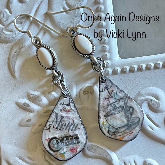 Artisan Jewelry - OOAK Artisan Earrings - Sterling Silver Ear Wires
